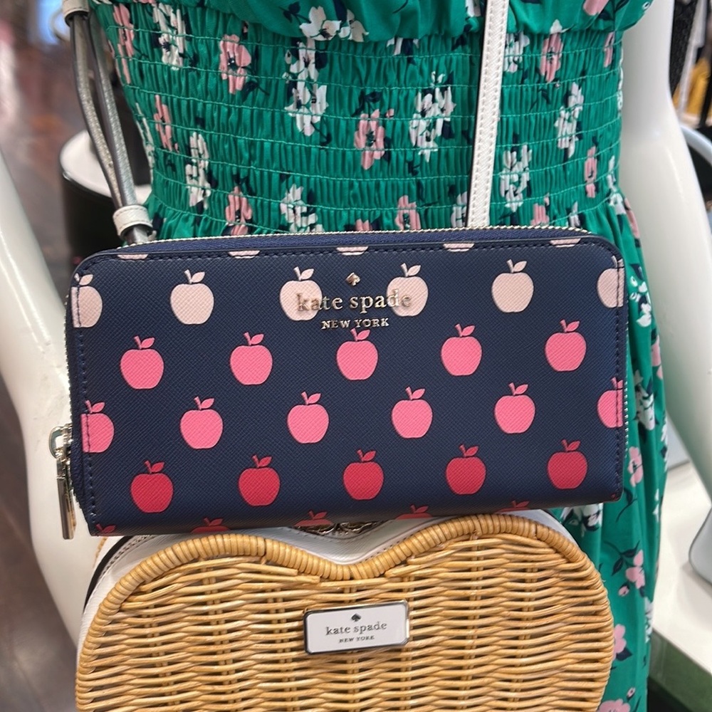 Kate Spade Staci Large Red Apple Continental Wallet
Multi - Picture 14 of 16